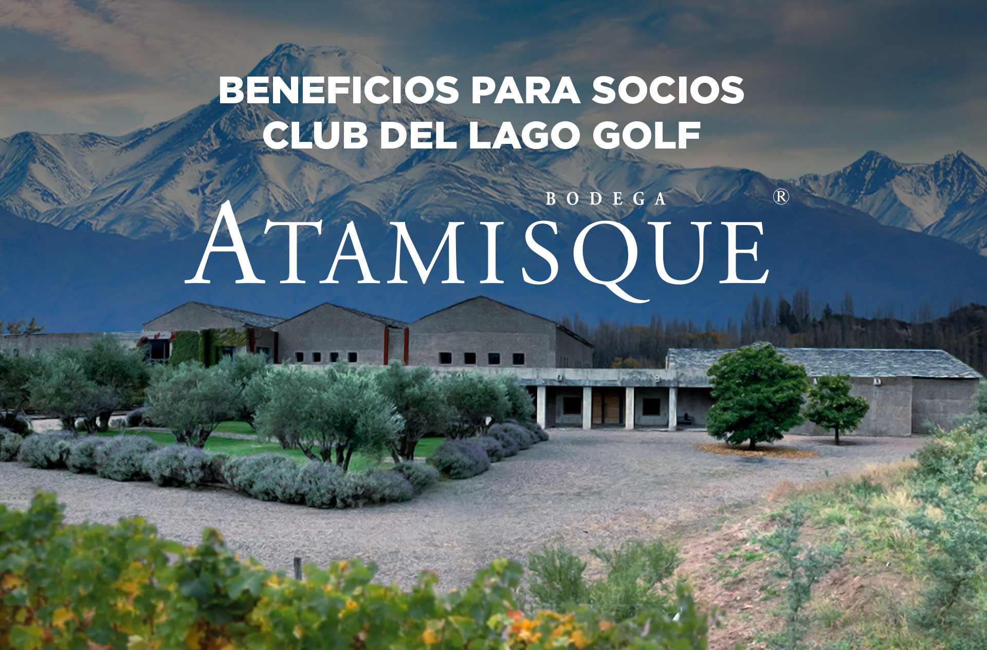 Beneficios para socios Club del Lago Golf en Bodega Atamisque